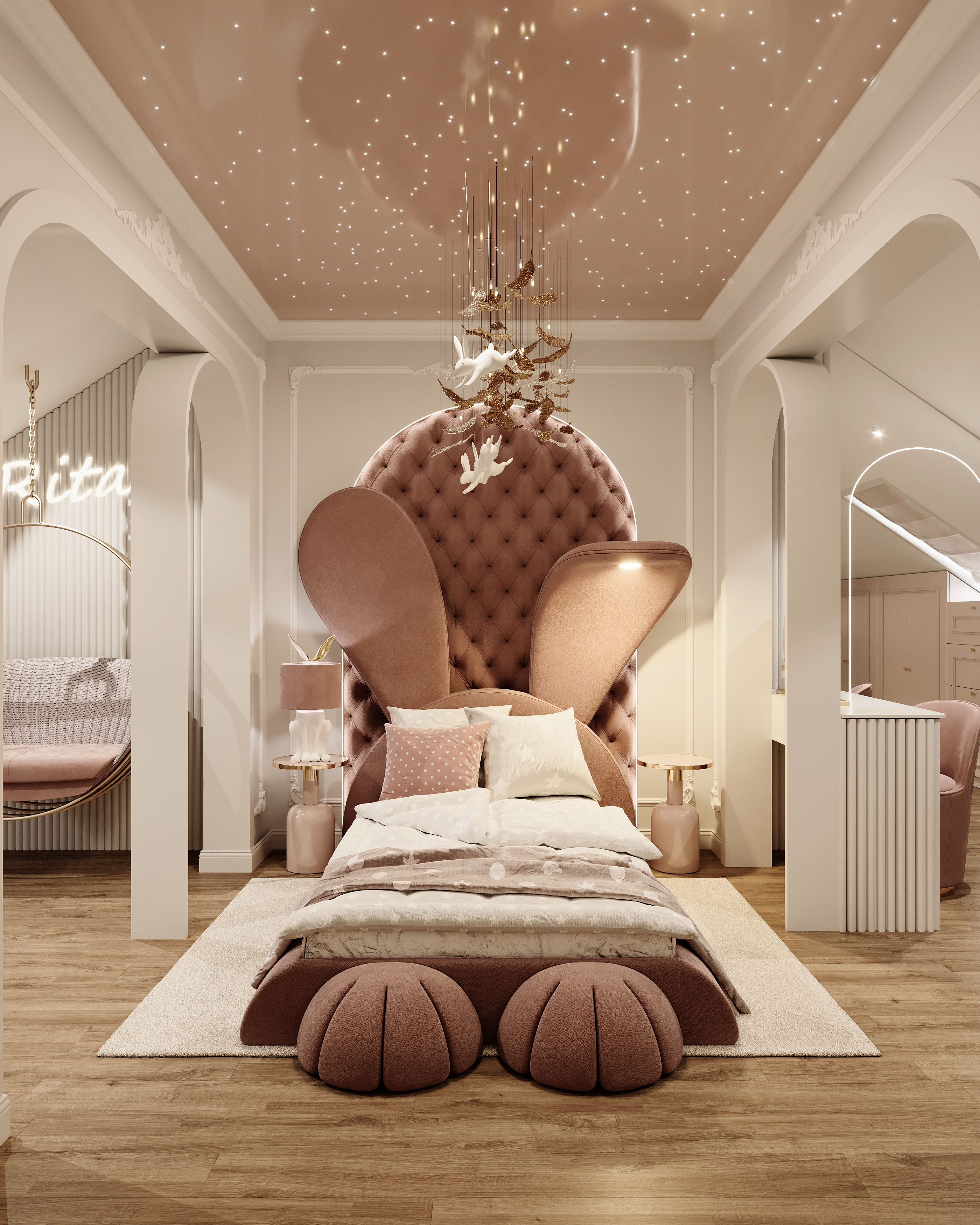 Wizualizacja projektu: Projekt pokoju dla dziecka