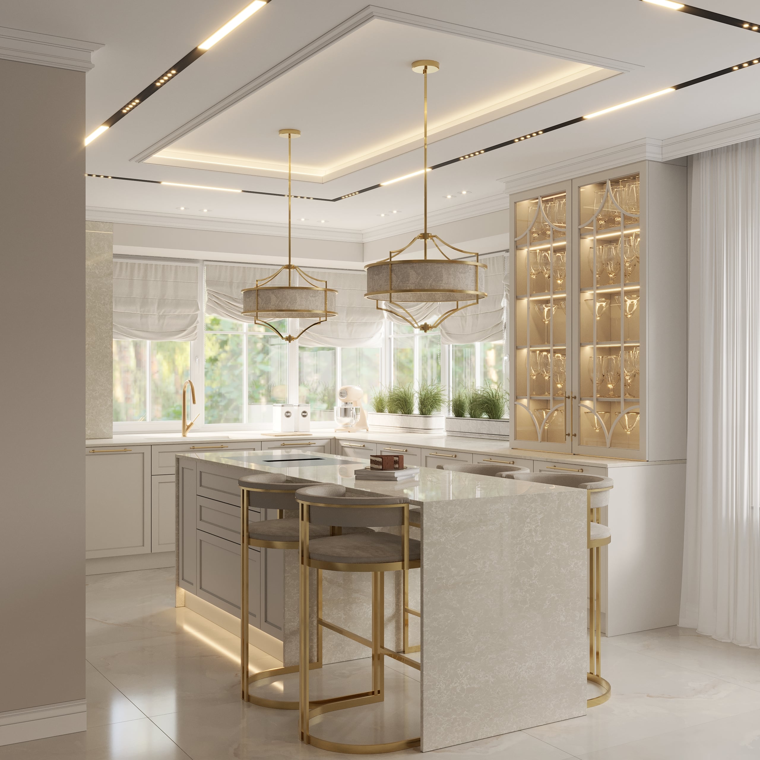 Wizualizacja projektu: Projekt kuchni