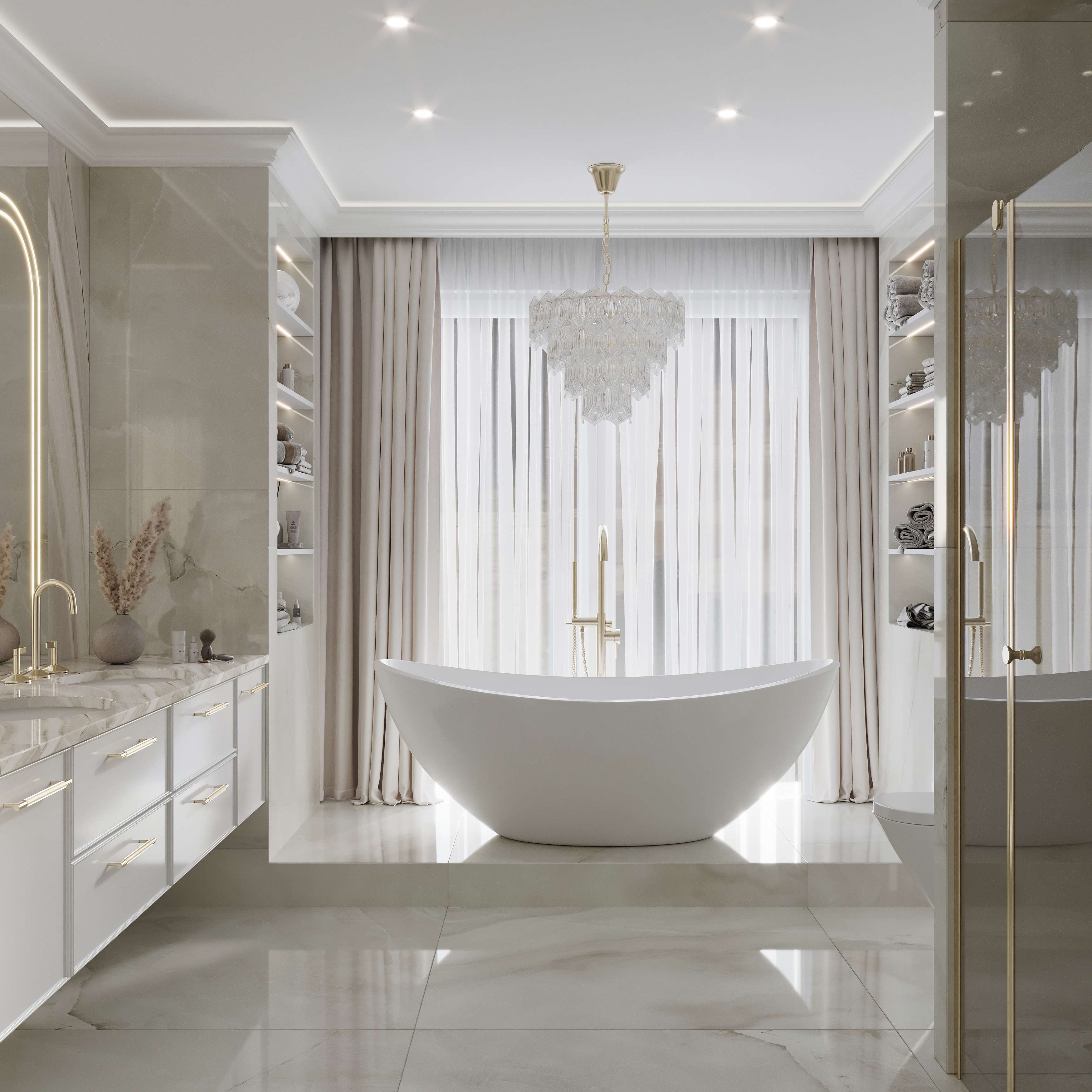 Wizualizacja projektu: Projekt łazienki